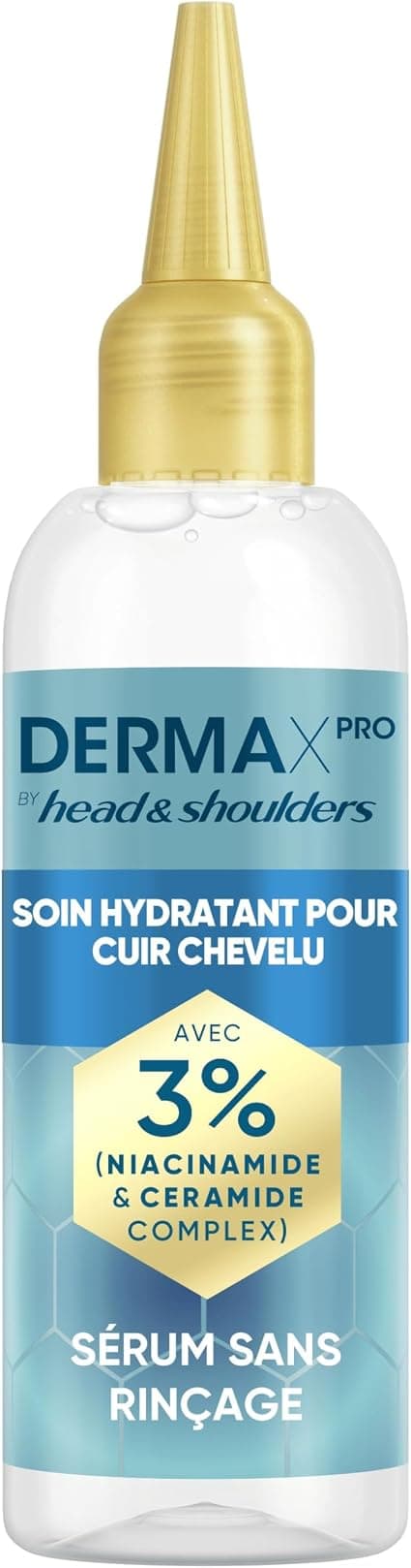DermaXPro by Head & Shoulders Moisturizing Scalp Cream 145ml with Niacinamide and Ceramic Complex, Dry and Tirailed Scalp, Leave-In Serum with Lightness Sensation - Image 1