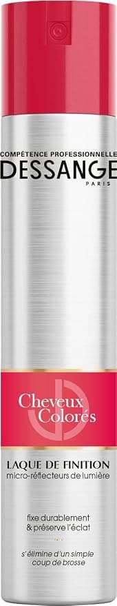 DESSANGE - Finishing Spray - Micro-Light Reflectors - Formula Enriched with Pro-Vitamin B5 - Permanently Sets & Preserves Radiance - Colored Or Highlighted Hair - 300ml - Image 1