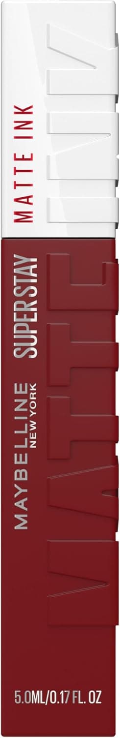 Maybelline New-York – Rouge à Lèvres Mat Liquide – Longue Tenue – Superstay Matte Ink – Teinte : Voyager (50), 5 ml - Image 1