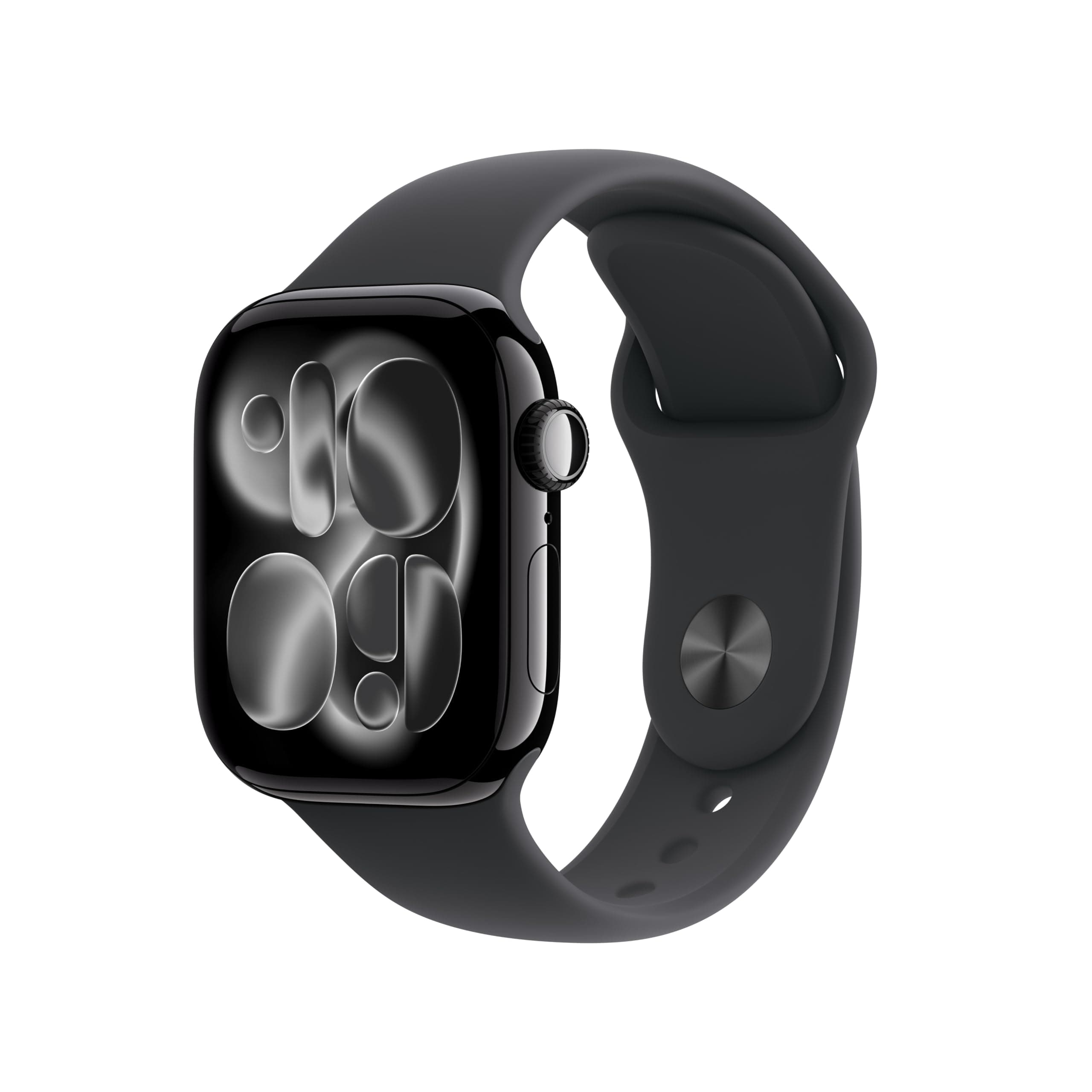 Apple Apple Watch Series 11 [GPS 42mm] Smart Watch with Obsidian Case and Black Sport Band, Sleep Score, Activity Tracker, Health Tracker, Screen Always On