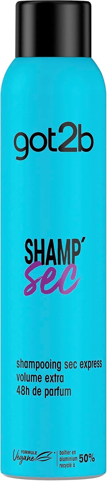 Schwarzkopf got2b Dry Shampoo - Express Dry Shampoo for Hair, Extra Volume and 48 Hours of Fragrance - Vegan Formula Without White Residues to Give Volume - 200 ml - Image 1