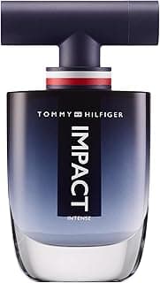 Impact Intense Eau de Parfum 100 ml – Men's Perfume – Amber Woody Fragrance – Amber and Woody Notes – Glass Bottle with Blue Gradient