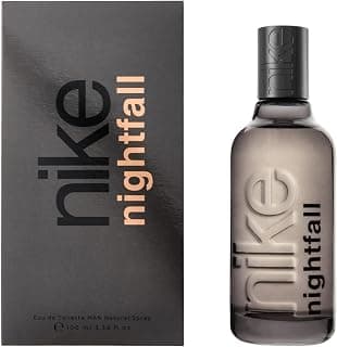 Nike Nightfall Man 100 ml, Eau de Cologne pour homme, Parfum liquide, Eau de toilette naturelle et masculine, Arôme floral fruité, Parfum frais et longue durée