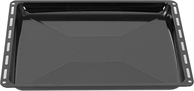 ICQN Enamelled Oven Tray 45.5 x 37.5 x 3 cm, Compatible with Bosch, Siemens, Constructa, Standard Oven Tray - Image 1