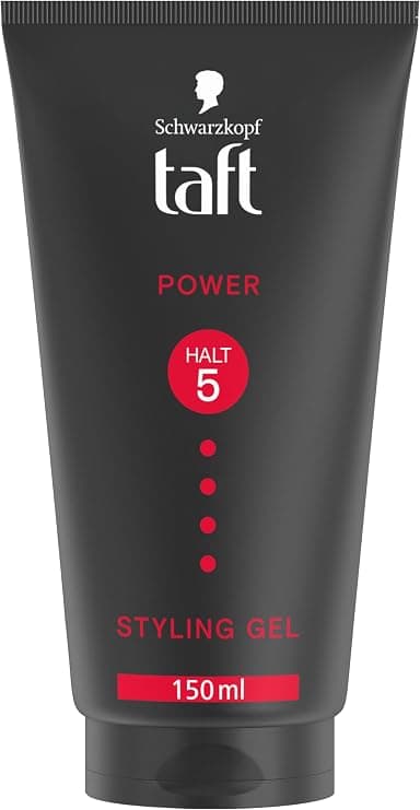 Schwarzkopf TAFT Gel Power (150ml) Styling Gel for Up to 48 Hours of Strong Hold Gentle on Hair & Scalp, Vegan - Image 1