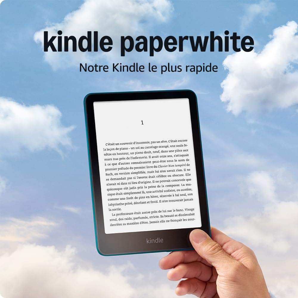 All-new Amazon Kindle Paperwhite (16 GB) – Our fastest Kindle ever, with new 7" glare-free display and weeks of battery life – With Ads – Jade