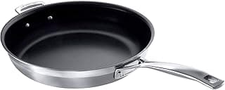Le Creuset LE CREUSET Poêle Anti-adhérente, 30 cm, Inox 3-ply Intégral, Argenté,96100330000000
