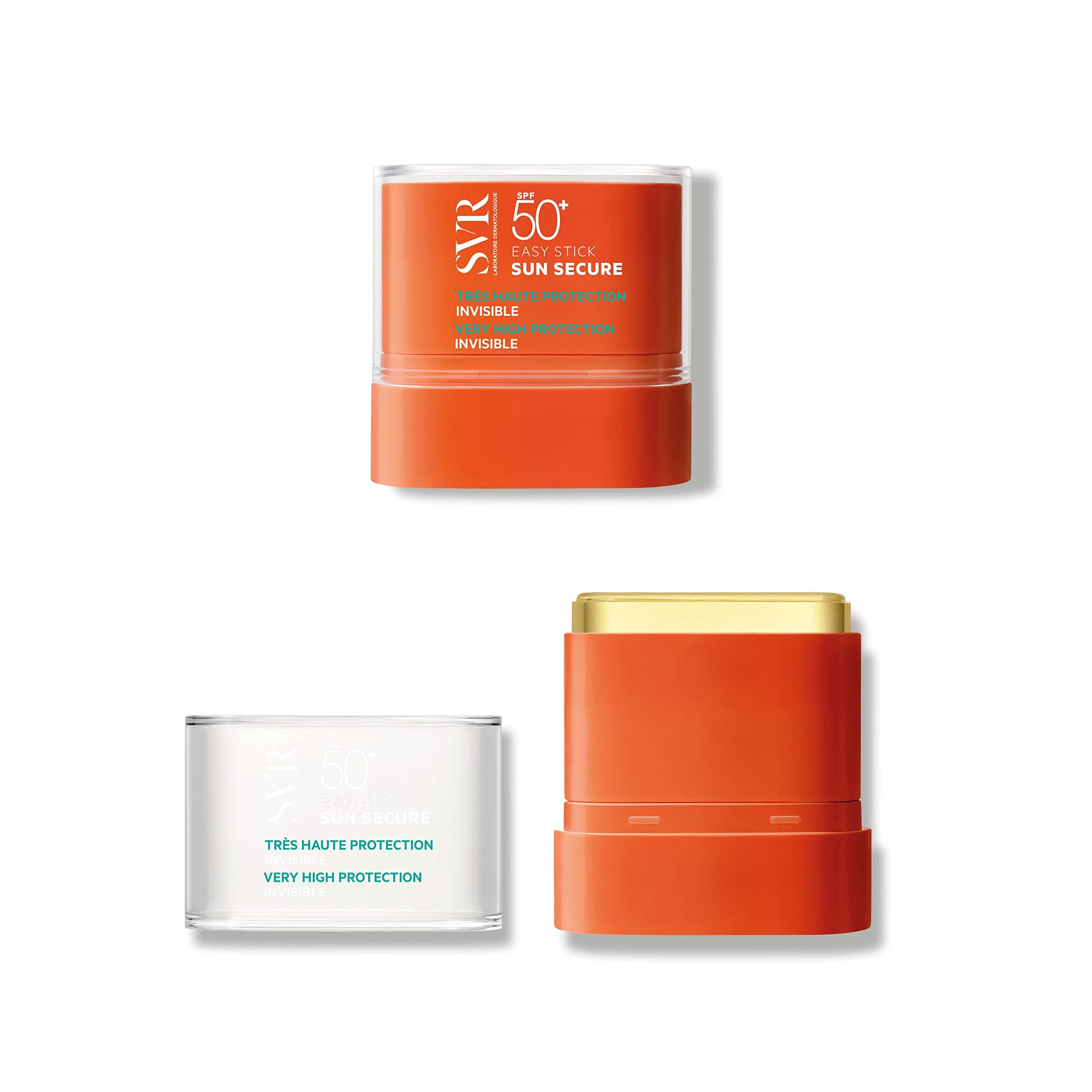 SVR - Sun Secure Easy Stick SPF50+ - Invisible sun stick for sensitive areas – Very high UVA, UVB, infrared & visible light protection – Sensitive skin – Antioxidants, Vitamin E – 10 g - Image 1