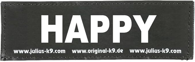Julius-K9 Julius-K9 Large Format Labels - Happy