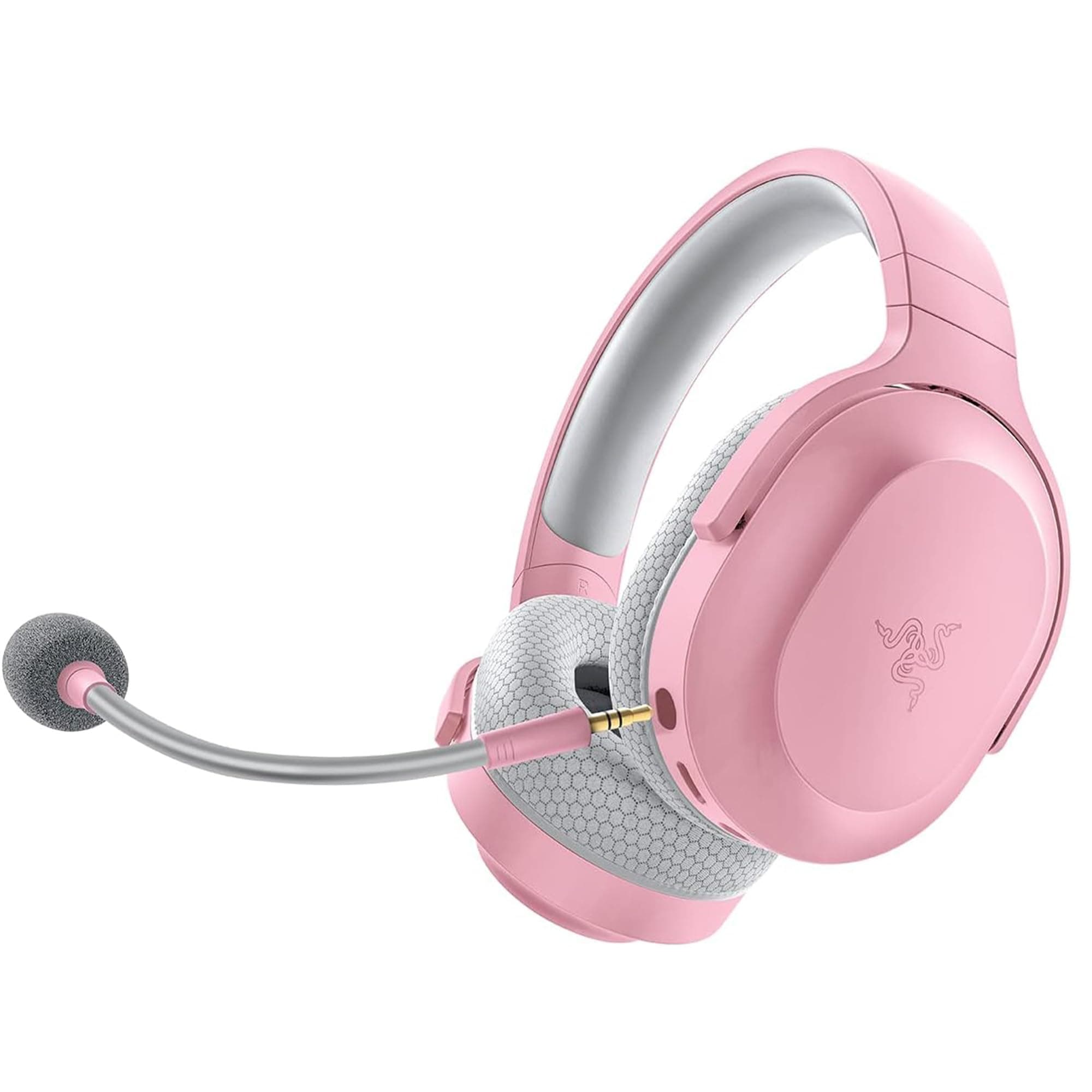 Razer Barracuda X - Multiplatform Wireless Gaming Headset (USB-C Multiplatform Wireless Connection, Lightweight 250g Headphones, 40mm Speakers, Up to 20 Hours Battery Life) Pink Quartz - Image 1