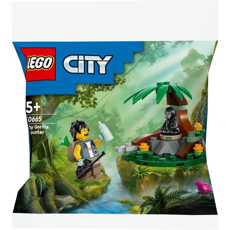 Lego City 60422 Kit - Port with Cargo Ship and 30665 Jungle Explorer with Baby Gorilla - Image 5