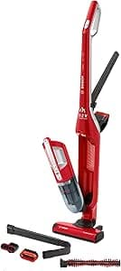 Bosch Flexxo Series | 4 ProAnimal 2-in-1 Cordless Rechargeable Vacuum Cleaner: Stick and Table Vacuum Cleaner, with Pet Hair Accessories, Sucks Different Floor Types, Red