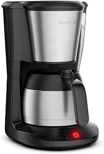 Moulinex Subito, Filter Coffee Maker with Insulated Jug, 0.9L Capacity, 12Cups, FT5S0DE0