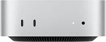 Apple Apple Mac Mini Desktop Computer with M4 Chip, 10 Core CPU and 10 Core GPU: Designed for Apple Intelligence, 24GB Unified Memory, 512GB SSD Storage, Gigabit Ethernet.