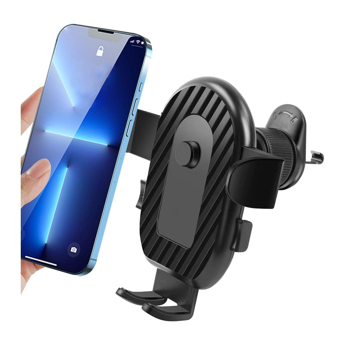 JNNJ Car Phone Holder, Car Air Vent Mobile Phone Holder, Car Phone Holder 360° Rotation, Universal Phone Holder for Smartphones Multifunctional - Image 1
