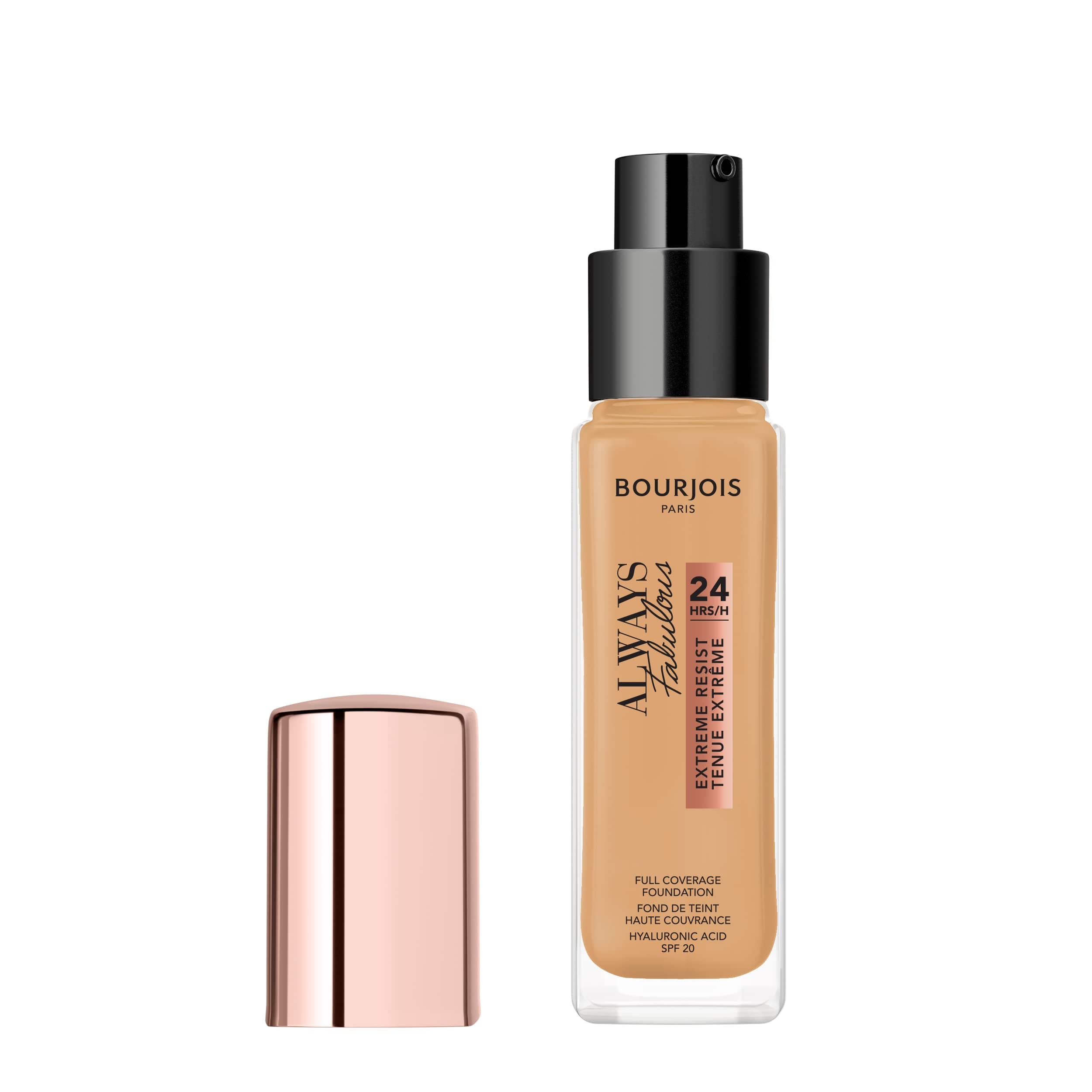 BOURJOIS - Fond De Teint Always Fabulous 24h 310 Beige - Fini Semi-Mat - À L'Acide Hyaluronique & Vitamine E - Haute Couvrance - Longue Tenue 24h - SPF20 - 30ml - Image 3