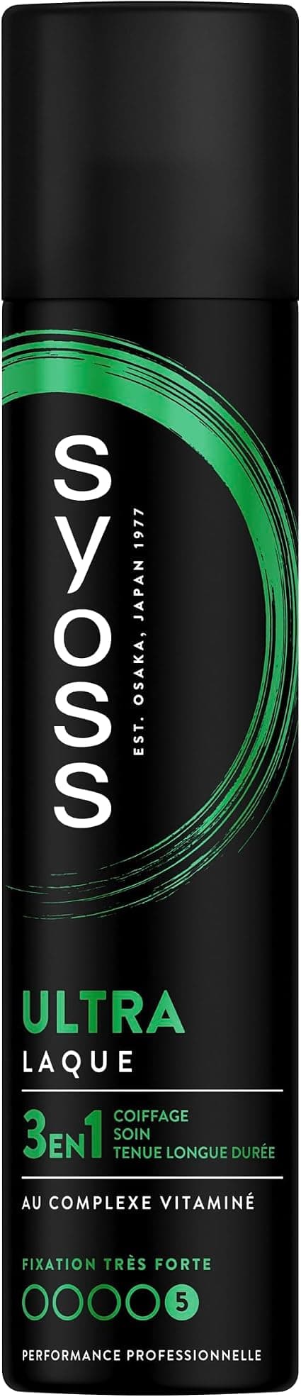 SYOSS, Hairspray, Ultra Hold, 3in1, Hairdressing, Care, Long-Lasting Wear, Vitamin Complex Formula, Provitamin B5, Niacinamide, Very Strong Binding, Professional Performance, 300 ml - Image 1