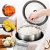 Steamer Basket, Insert Steamer Baskets, 20 cm Stainless Steel Insert with Handle, Steamer Basket for Instant Pot, Steamer Basket Vegetables - Image 4