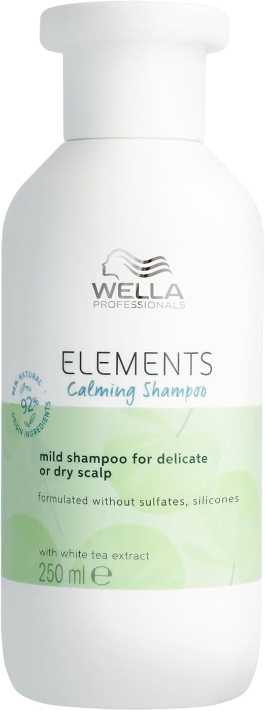 Wella Professionals ELEMENTS Shampoing apaisant sans sulfate pour cuir chevelu sec ou délicat - Douceur & Brillance - Enrichi en Aloe Vera
