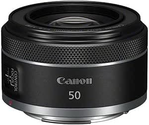 Canon RF 50mm F1.8 STM Camera Lens - Compact and Lightweight for EOS R Cameras, Quick Aperture, Smooth Focus - Ideal for Portrait and Creative Photography