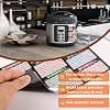 Feuille de triche Instant Pot, guide d'aimant instantané clair et facile pour diverses catégories d'aliments, accessoires instantanés pour cuisson rapide, bon assistant de cuisine - Image 4