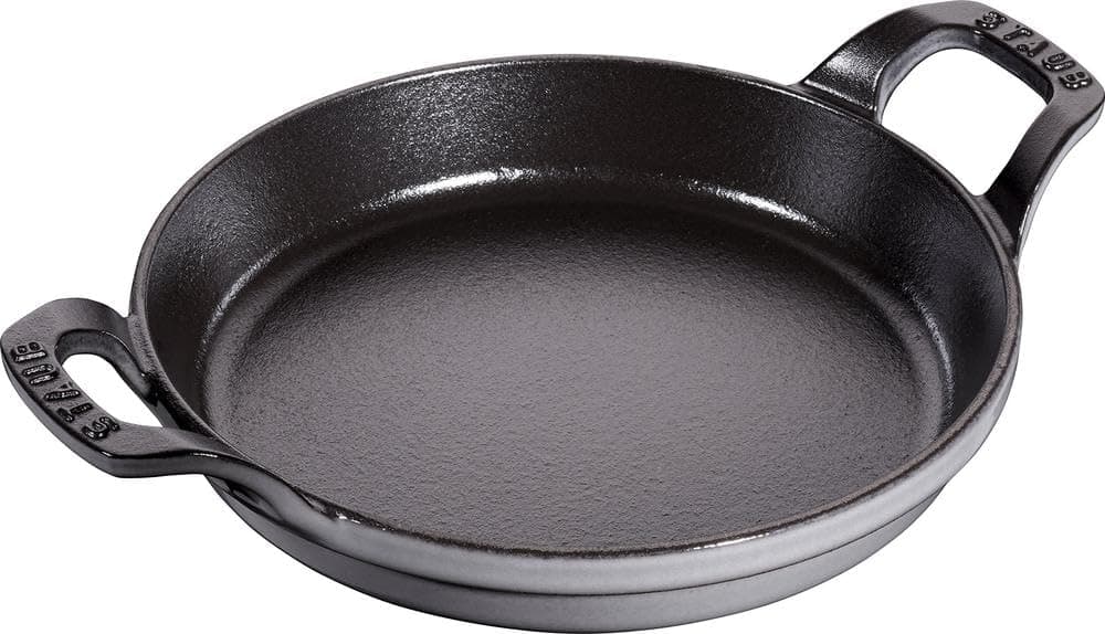 STAUB Stackable Cast Iron Dish, Round, Ø 20 cm, 0.75 L, Graphite Grey - Image 1