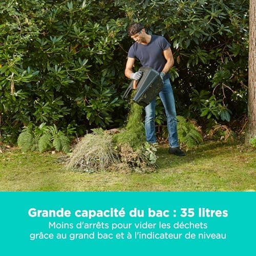 BLACK+DECKER BEMW351-QS 1000W 32cm Wide Lightweight Electric Lawn Mower with 3 Adjustable Heights and 30L Grass Catcher - Image 7