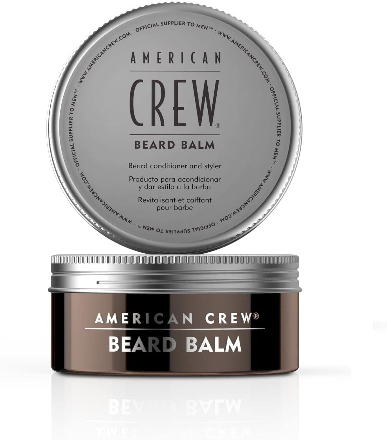 American Crew American Crew Beard Balm, Men's Beard Balm (60g), Nourishing and Moisturizing, Professional Formula, Fragrance Free