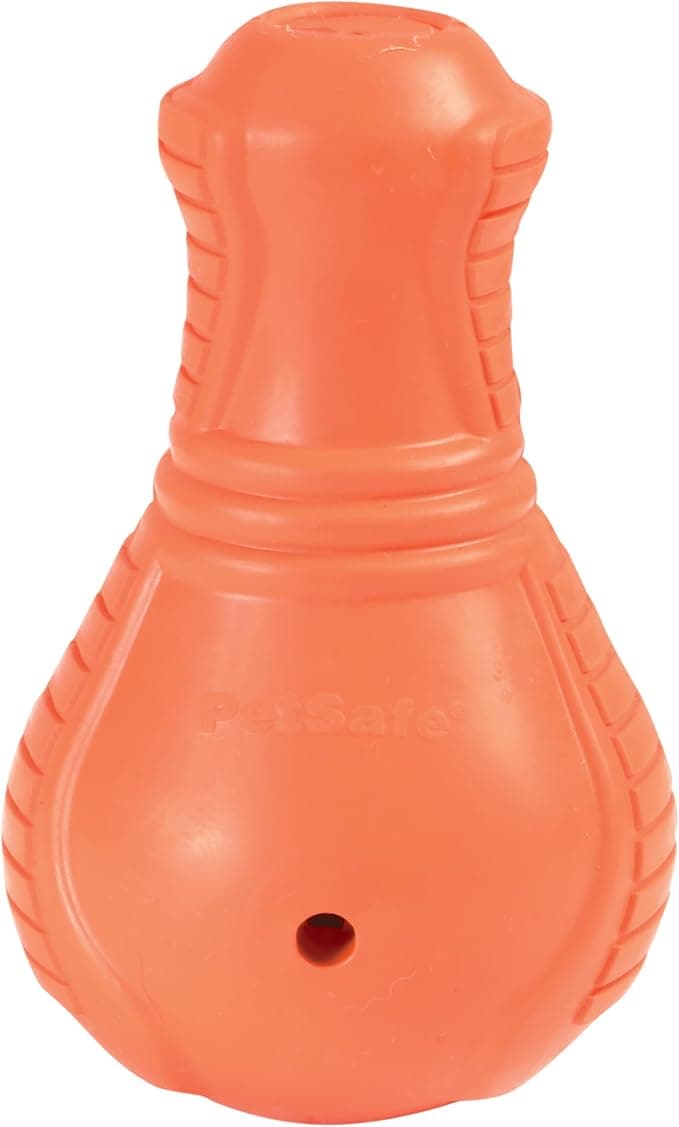 PetSafe PetSafe Sportsmen Squeak N Treat Booya Rechargeable Dosing Toy for Dogs, Size M