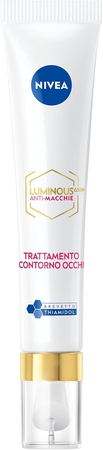 NIVEA Cellular Luminous630 Crème Anti-Taches Yeux 15 ml Contour des Rides, Taches et Cernes, Acide Hyaluronique et Luminous630 pour un look détendu - Image 1