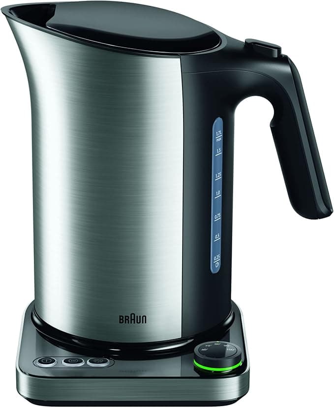 Braun Braun Household Braun Idcв Kettle Wk 5115 Bk, With Quick Cooking System & Keep Warm Function, 5 Temperature Levels For Tea