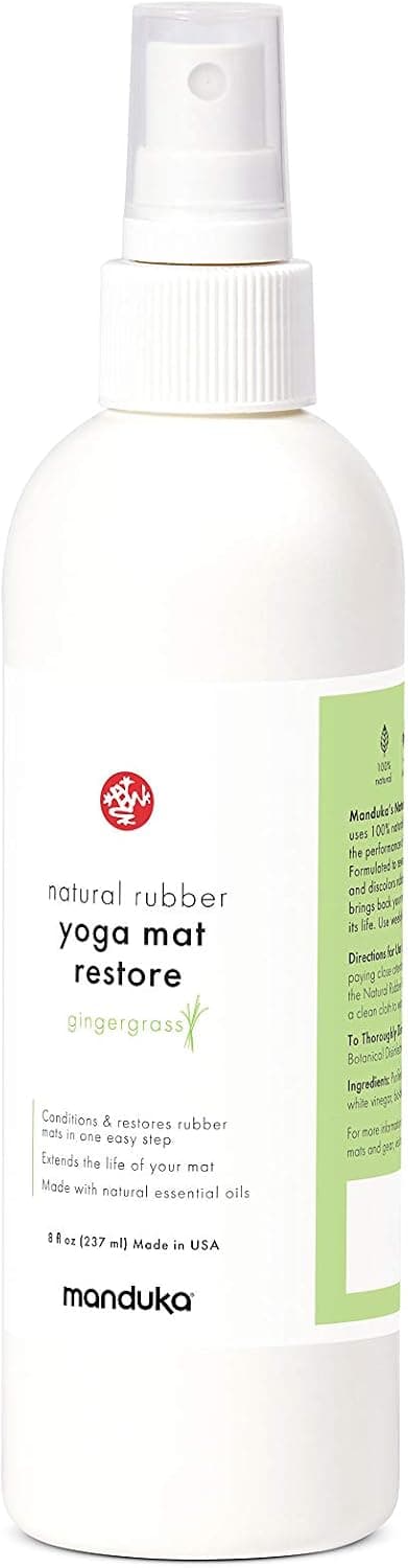 Manduka Tapis de yoga Wash and Refresh - Huiles essentielles 100 % naturelles - Extension de vie - Non irritant - Respectueux des animaux domestiques - Gingergrass - 227,8 g - Image 1