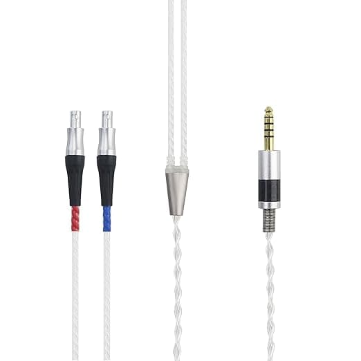 Hi-Fi Cable with 4.4mm Symmetrical Connector Compatible with Sennheiser HD800 HD800S HD820 Headphones Compatible with Sony WM1A NW-WM1Z 2M