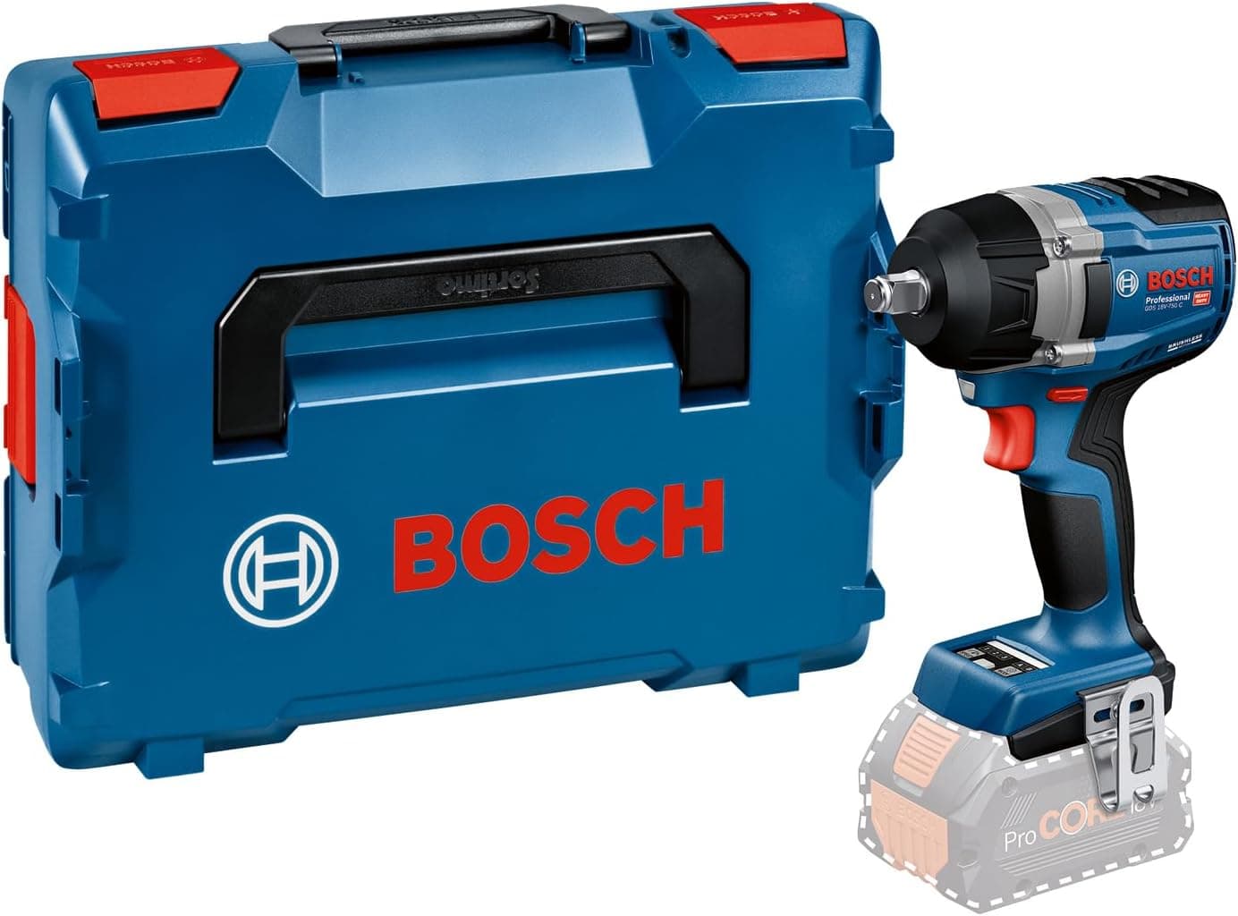 Bosch Professional 18V GDS 18V-750 C Wireless Bolting System (with connectivity module GCY42, L-BOXX, without battery or charger)