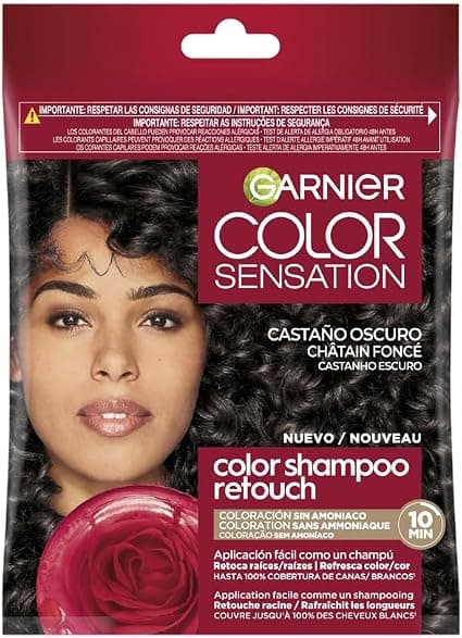Garnier Color Shampoo Retouch Coloration Semi-Permanente Châtain Foncé - Image 1