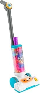 JMM33 2-in-1 Laugh & Wake Up Vacuum Cleaner with Duster, Lights and Music for Children from 2 Years, Multilingual Version