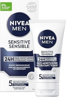 Nivea For Men - Crème hydratante sensitive extra douce - Peaux sensibles - 75 ml
