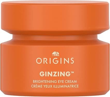Origins GinZing Brightening Eye Cream with Vitamin C & Niacinamide| Visibly reduces dark circles