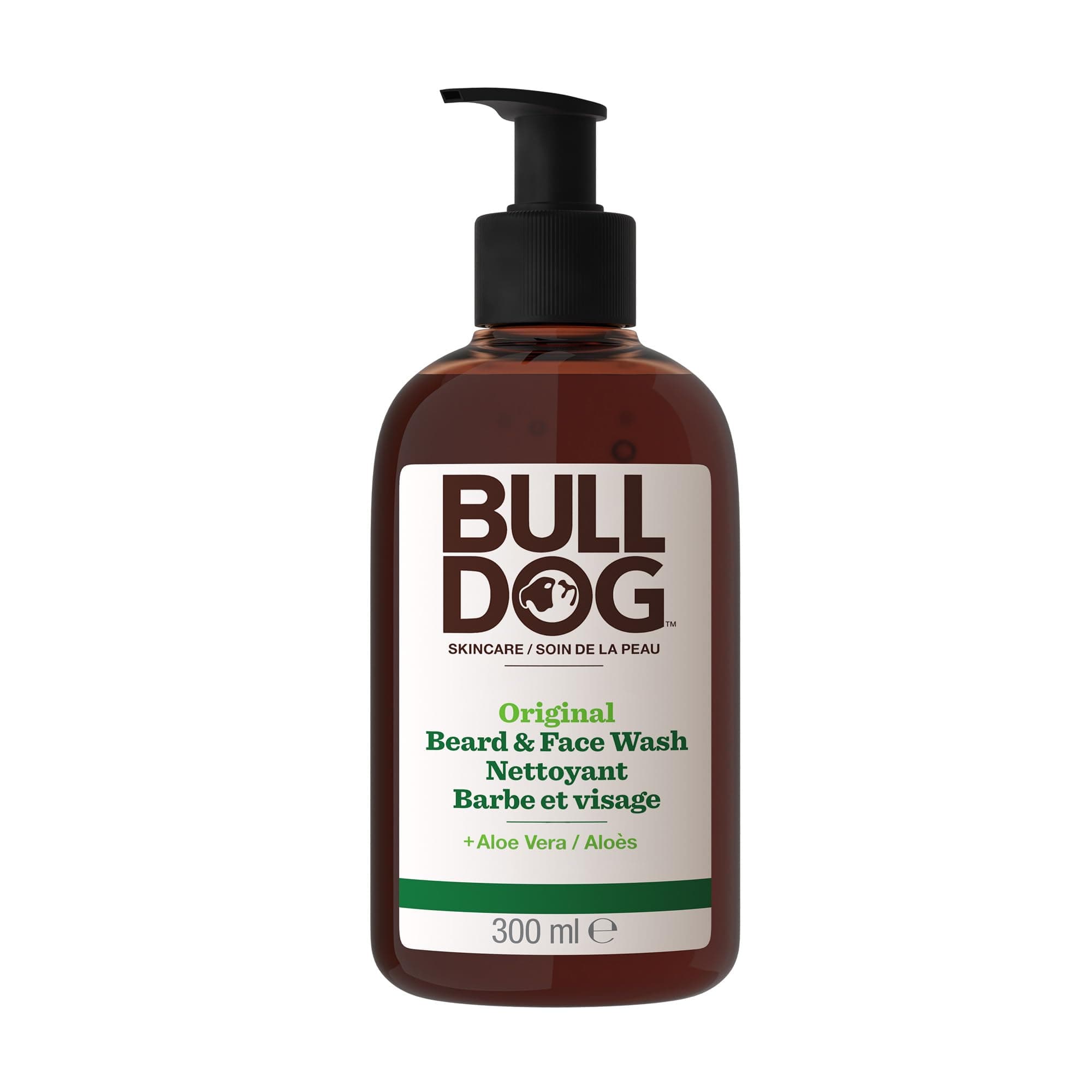 Bulldog SKINCARE Nettoyant 2 en 1 Barbe et Visage pour hommes, 300ml, enrichi à l'aloe vera, pour tous les types de barbe, élimine la saleté et le sébum. - Image 9
