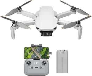 DJI Mini 4K, Camera Drone 4K UHD, Less than 249g, 3-Axis Gimbal Stabilization, 10km Video Transmission, Auto Return, Wind Resistance, Flight Time max. 31 min, C0, QuickShots