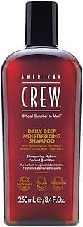American Crew - Shampoing Hydratant pour Homme - Soin pour les Cheveux Quotidien - Shampooing Rafraichissant - Soin Cheveux Homme à la Menthe d'agrumes - Formule Vegan - 250 ml