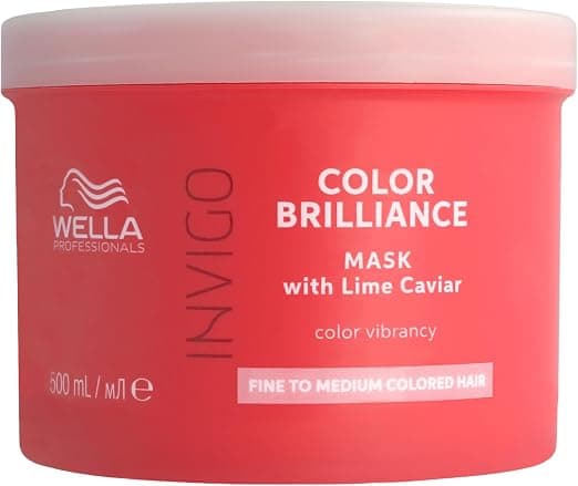 Wella Professionals Masque Cheveux Invigo Clor Brilliance - Redonne de la brillance à vos cheveux pour une couleur vibrante - Traitement intense pour cheveux colorés fins à normaux, - Image 1