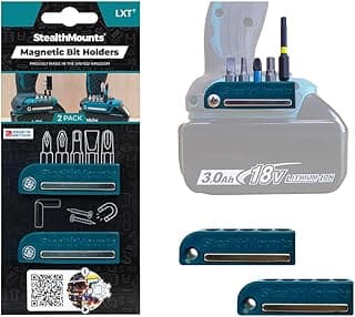 Makita StealthMounts Makita Magnetic Bit Holder | Drill Bit Organizer | Perfect for Makita Drill Bits & Bits | Firm Hold | Easy to Use (Set of 2) Blue