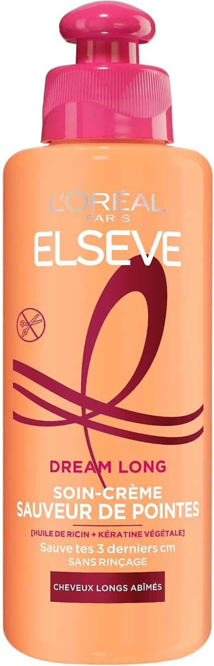 L'ORÉAL PARIS - Ends Rescuer Cream - Long Hair - Leave-In Care - Seals split ends and repairs lengths - Castor Oil - 200 ml - Image 1