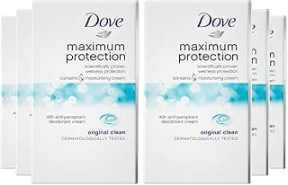 6X Dove Maximale Protection Original Clean 48H Anti transporant deodrant 45ML Deo