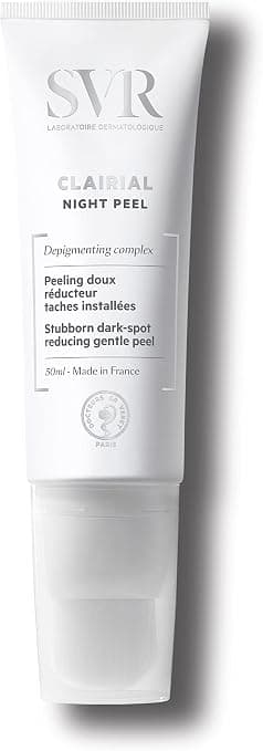 SVR - Clairial Night Peel - Gentle peeling correcting spots installed - For sensitive skin prone to hyperpigmentation - Niacinamide 5%, papaya enzyme, anti-stress yeasts - 50 ml