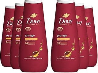 Dove Dove Advanced Care Pro-Age Lot de 6 gels douche nettoyants pour le corps avec nutriments naturels pour une peau douce instantanément 400 ml
