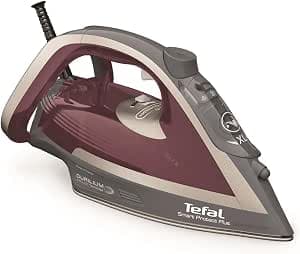 Tefal Smart Protect Plus FV6870 Dry & Steam iron Durilium AirGlide soleplate 2800 W Red