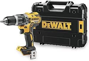 DEWALT - Compact Brushless XR 18V Li-Ion 2Ah Impact Drill - DCD796NT-XJ - Cordless Drill with TSTAK Case, 2 Speeds (0-550/2000 rpm) - 13mm Metal Chuck - 420W          [Energy Class A]