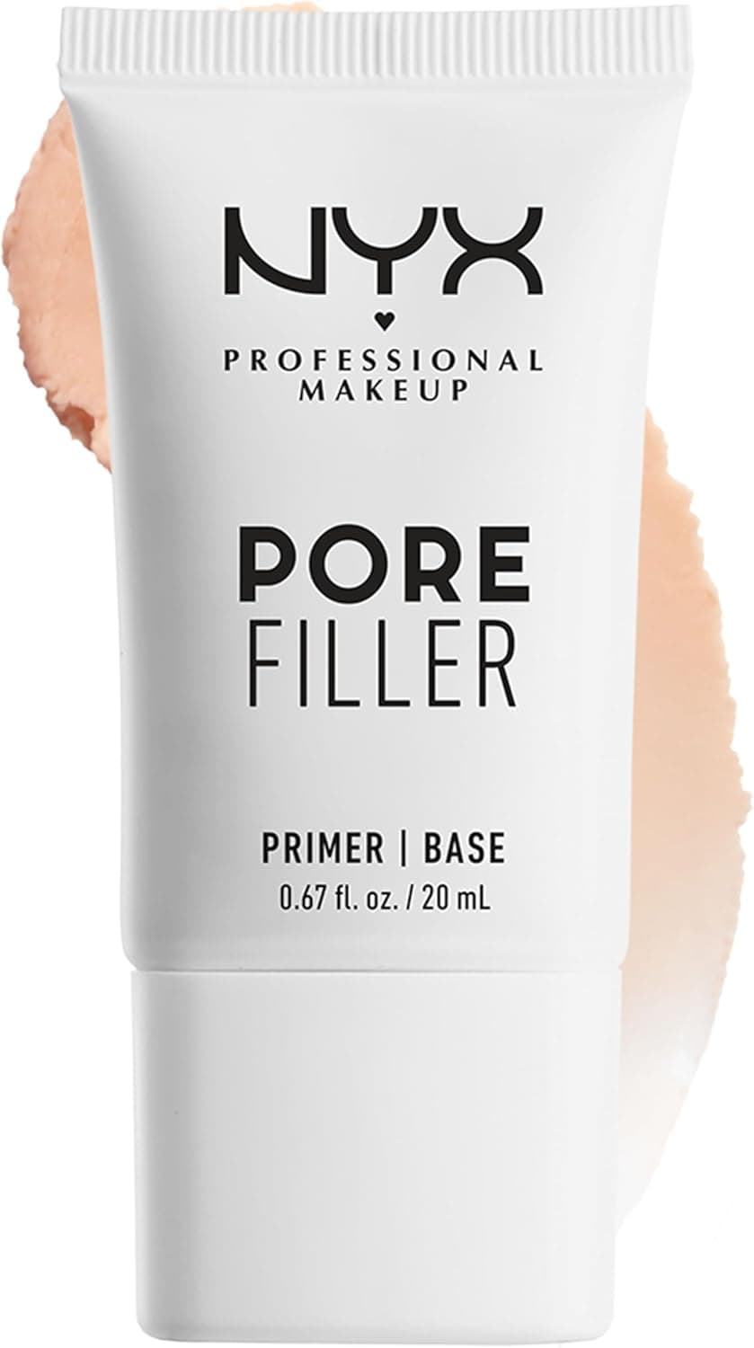 NYX Professional Makeup Pore Filler Primer, Makeup Primer, Blurring Effect for Reduced Pores and Unified Complexion, Enriched with Vitamin E, Vegan Formula, 20 ml